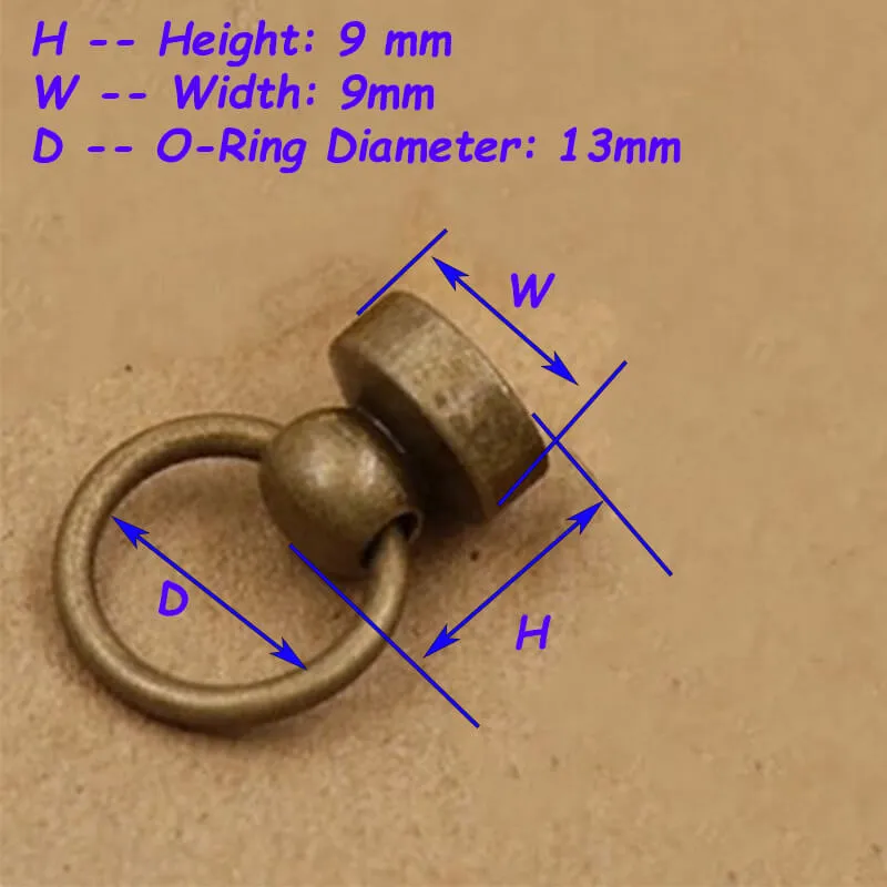 10 Sets Nipple Rivet With O-Ring