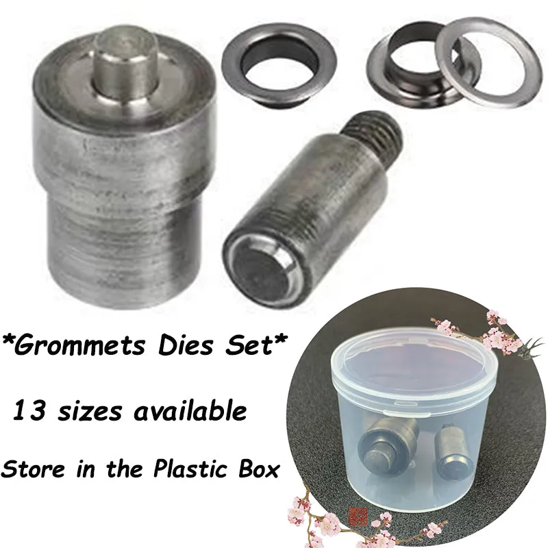 20 Sets Brass Grommets--Green