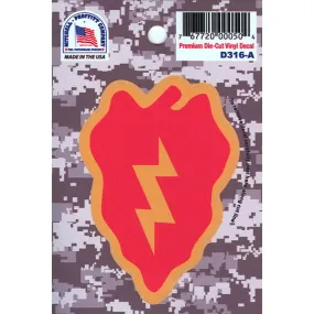 25th Infantry Digital Camo Decal