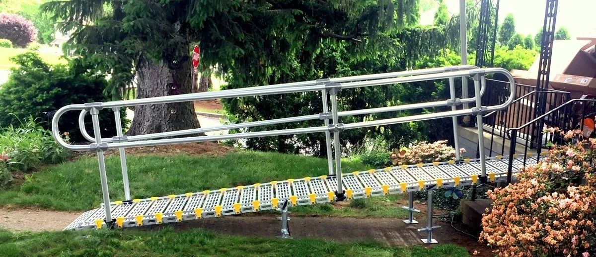 26" Wide Modular Ramp System without Handrails