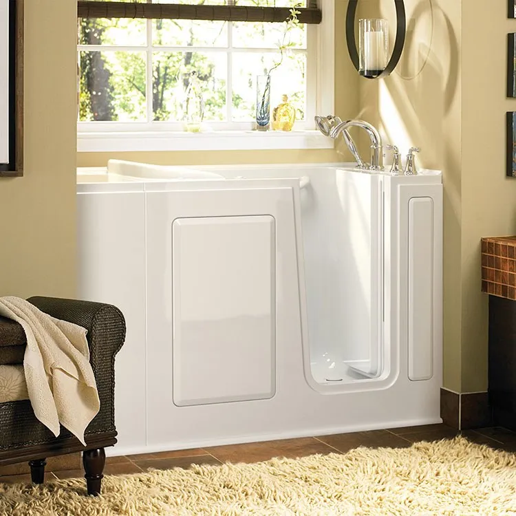 2848 Series 28"W x 48"L Gelcoat Walk-In Whirlpool Bathtub with Right-Hand Drain/Faucet