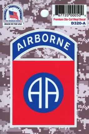 82nd Airborne Camo Decal