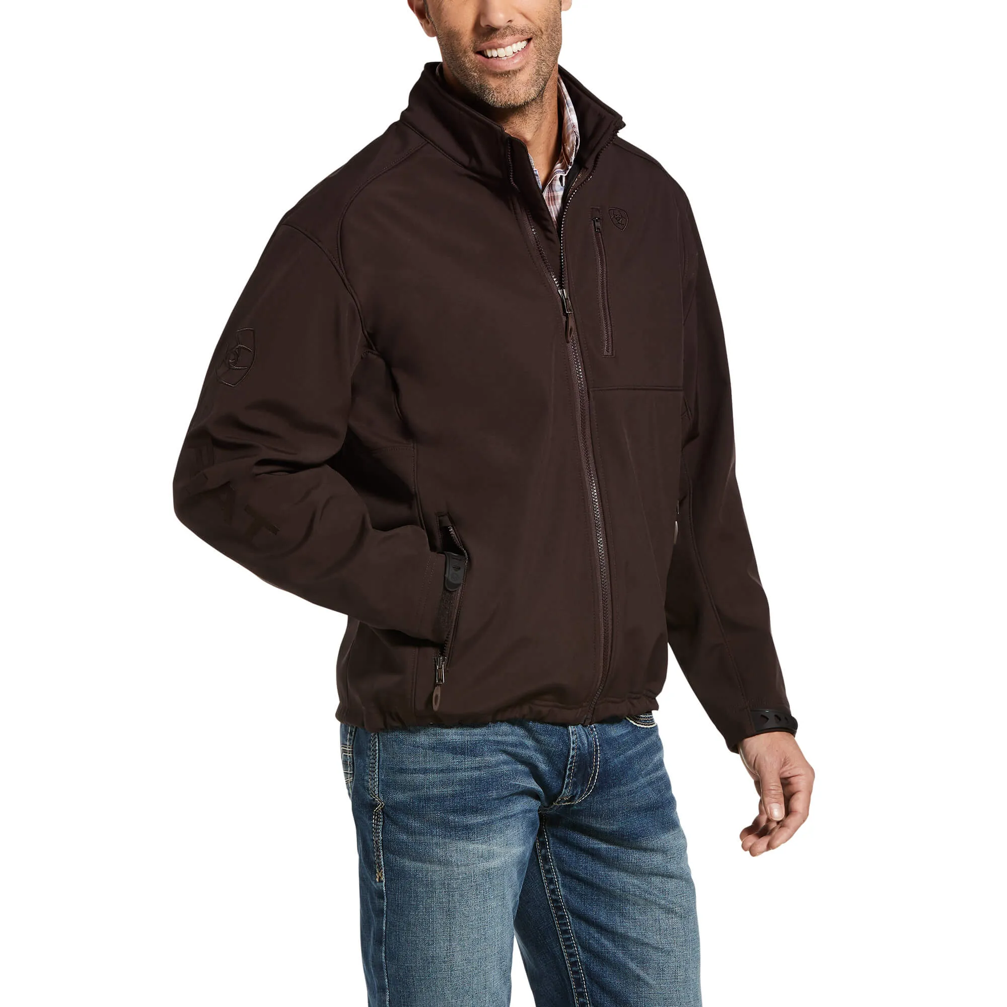 Ariat Men's Logo 2.0 Patriot Softshell Water Resistant Jacket