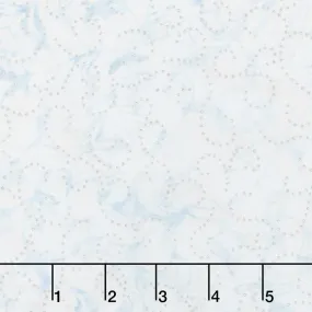 Artisan Batiks - Northwoods 7 Swirls Ice Metallic Yardage