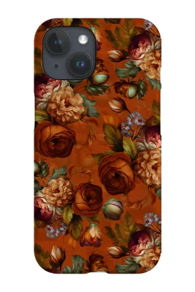 Baroque Vintage Oil Paint Florals By Uta Naumann Phone Case (Orange)