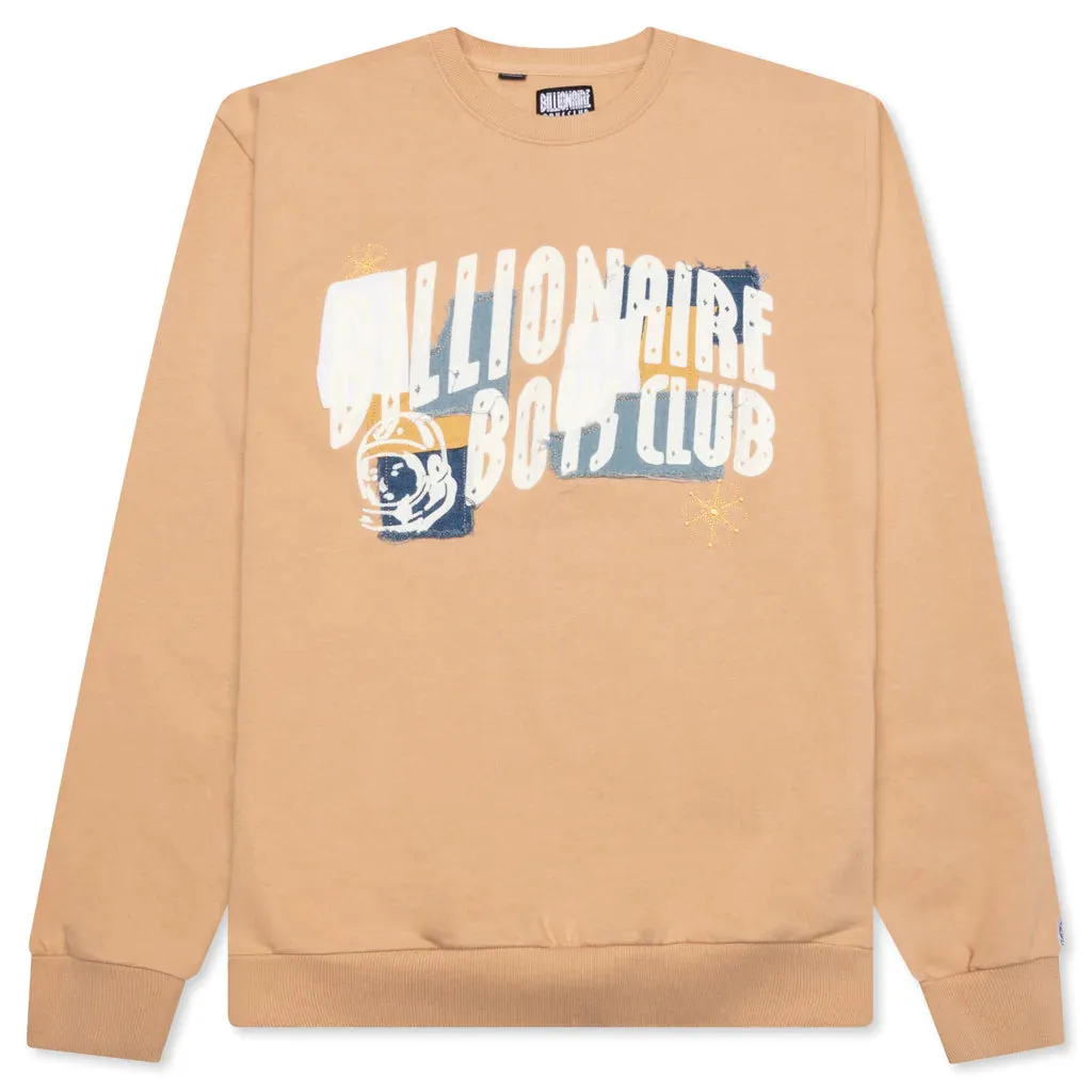 Billionaire Boys Club BB Layers Crew (Oversized Fit) (Latte)