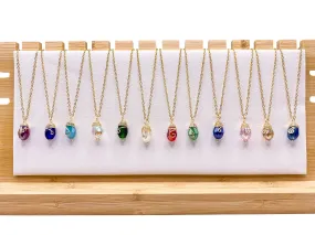 Birthstone Gold Necklace