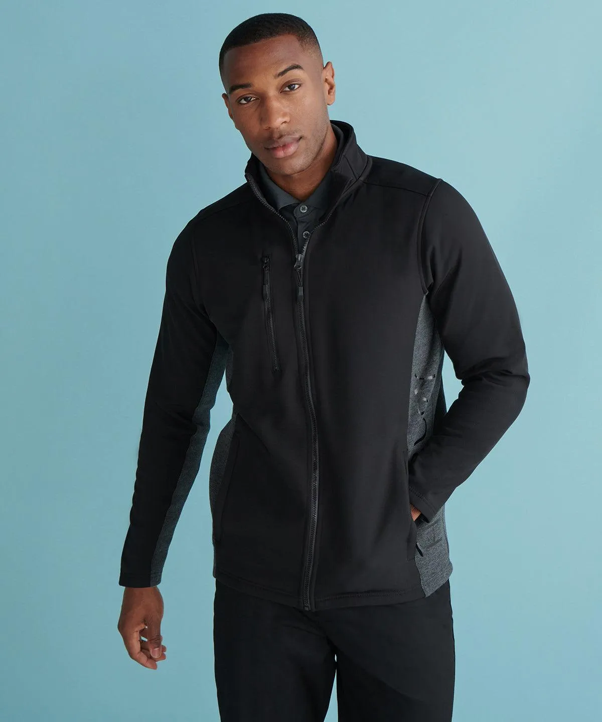 Black/Charcoal - Softshell jacket