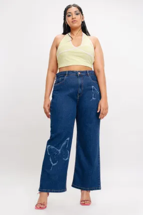 Butterfly Stretch Straight Jeans