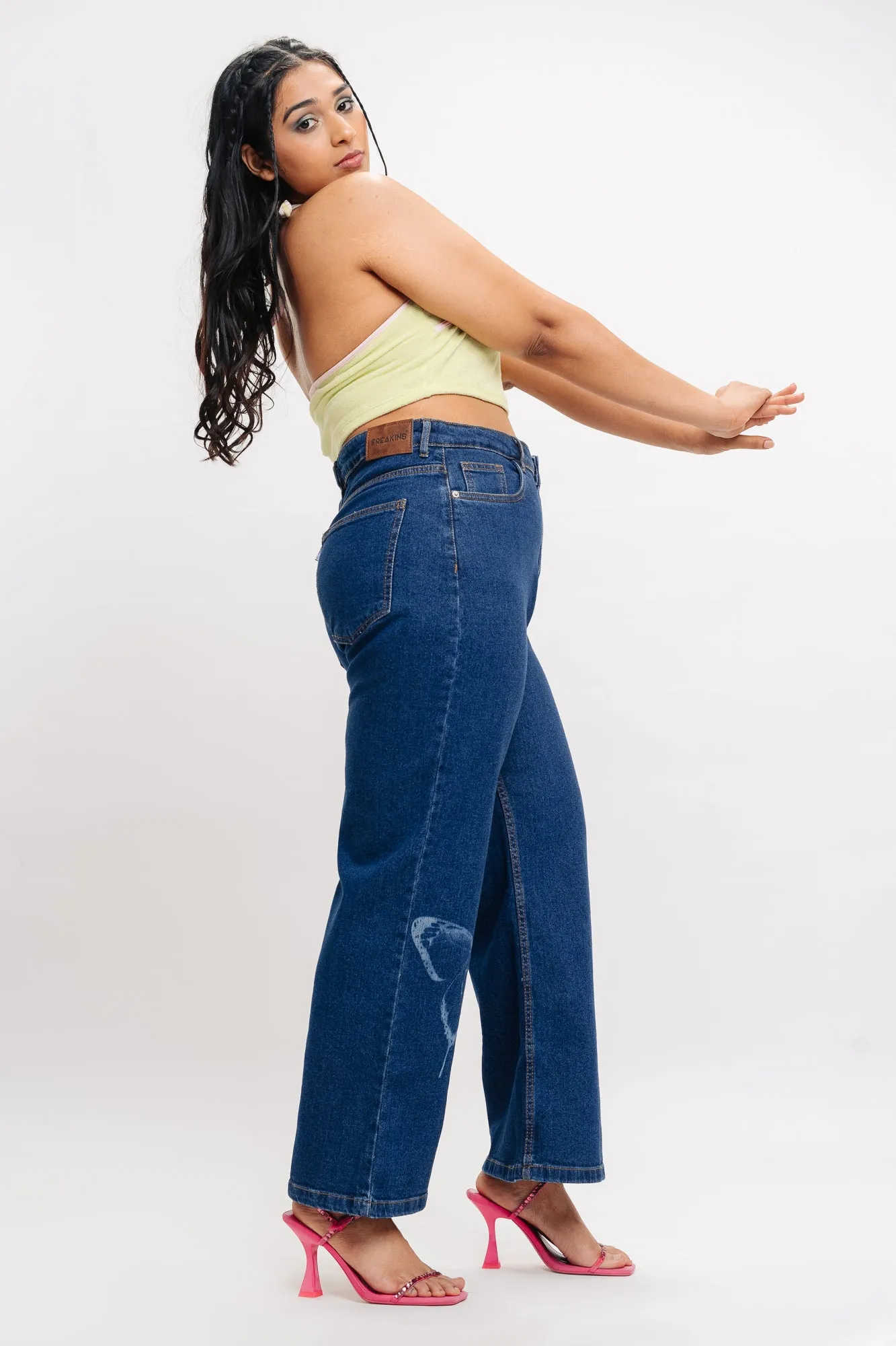 Butterfly Stretch Straight Jeans