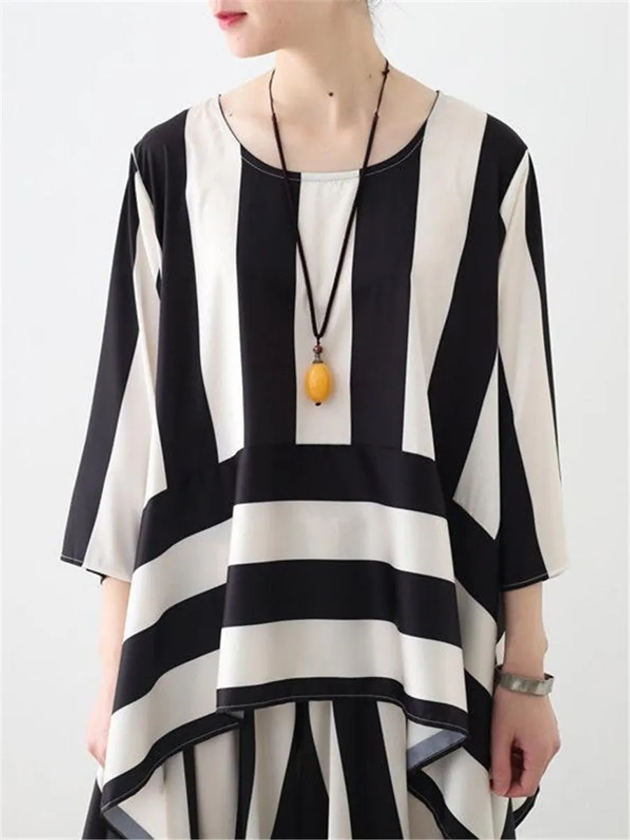 Casual Fashion Striped Irregular Suits