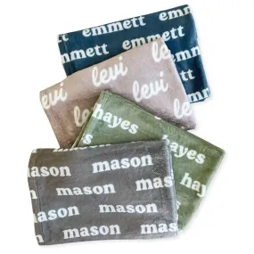 Earthy Tones Personalized Color Blankets | Discontinued Colors