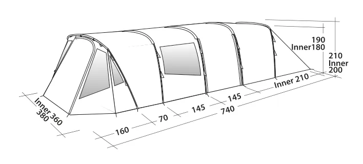 Easy Camp Palmdale 800 Lux Tent