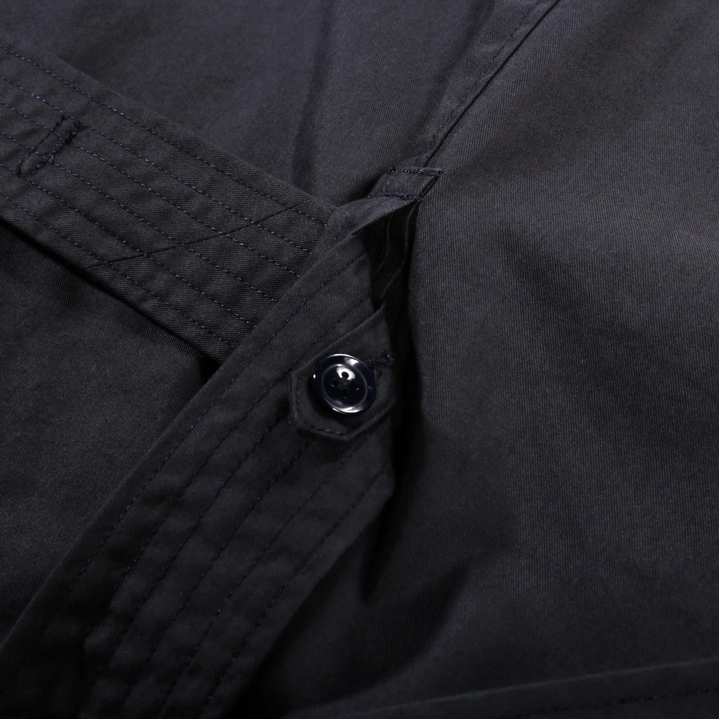 ENGINEERED GARMENTS SHORT TRENCH DK NAVY NYCO TWILL