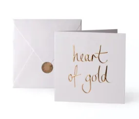 Heart of Gold Greeting Card