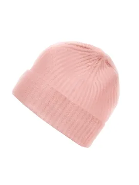 Kids cashmere beanie "Mio" - peachy pink