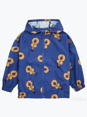 Kids Hooded Windbreaker Outerwear Jumper 124AC142 410