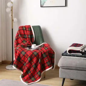 Large Plaid Dog Blanket