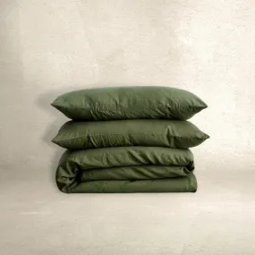 LINEN DUVET COVER SET | FOREST