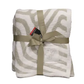 Logo Brand Luxe Dreams Throw Blanket