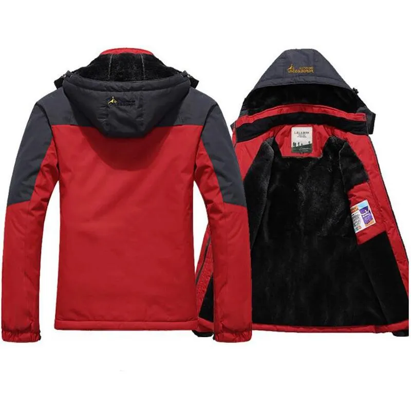 Mens Thick Cotton/Polyester Winter Jacket