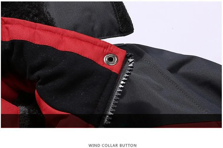 Mens Thick Cotton/Polyester Winter Jacket