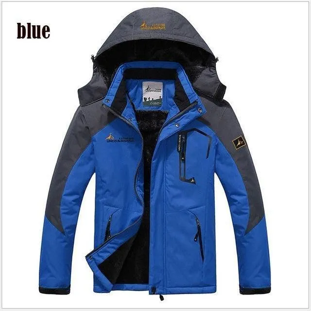 Mens Thick Cotton/Polyester Winter Jacket