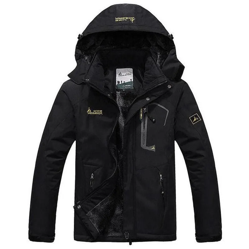 Mens Thick Cotton/Polyester Winter Jacket