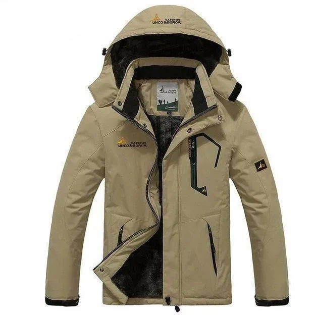 Mens Thick Cotton/Polyester Winter Jacket