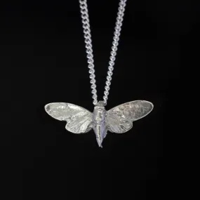 New Forest Cicada. 2022. Sterling Silver Necklace.