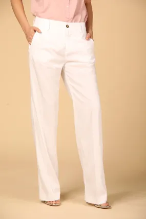 New York Straight women's chino pants in tencel twill straight