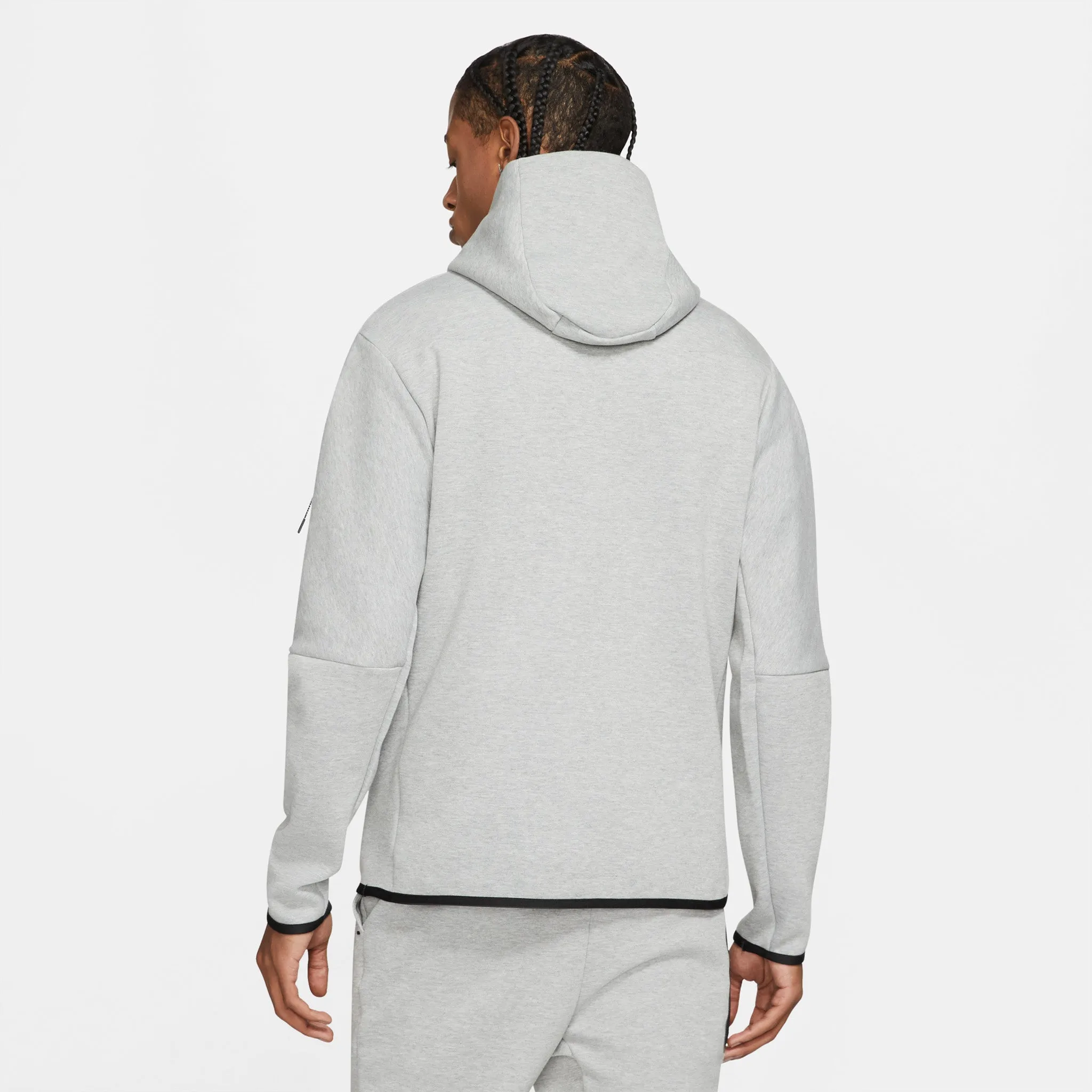 Nike Sportswear Tech Fleece Pullover Hoodie Dk Grey Heather / Black