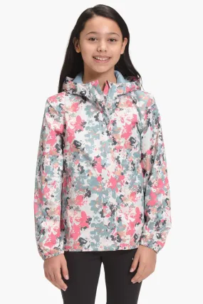 North Face Resolve Reflective Kids Rain Jacket - Tourmaline Floral Camo