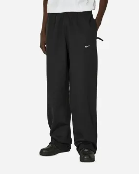 Solo Swoosh Open Hem Fleece Sweatpants Black